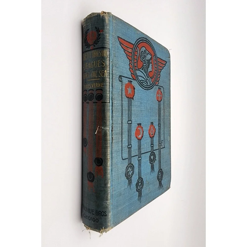 Twenty Thousand Leagues under the Sea Jules Verne Donahue Bros Vtg Rare Undated